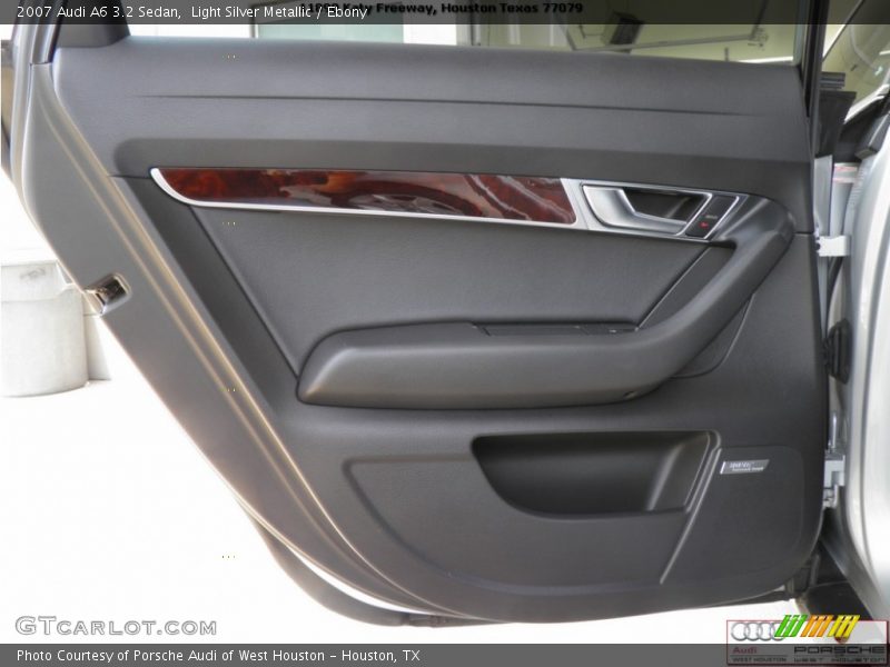 Light Silver Metallic / Ebony 2007 Audi A6 3.2 Sedan