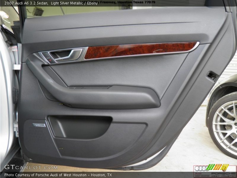 Light Silver Metallic / Ebony 2007 Audi A6 3.2 Sedan