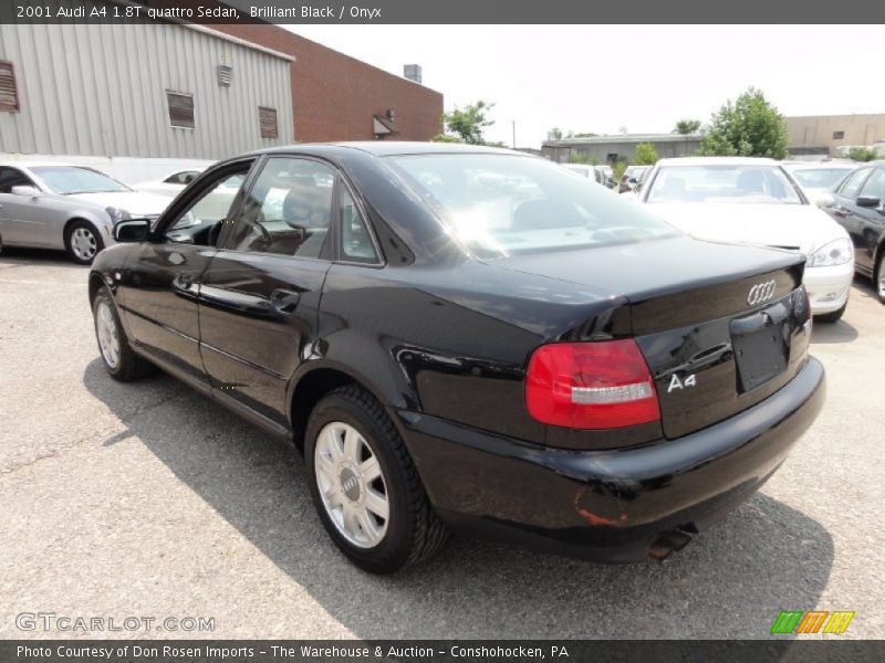 Brilliant Black / Onyx 2001 Audi A4 1.8T quattro Sedan