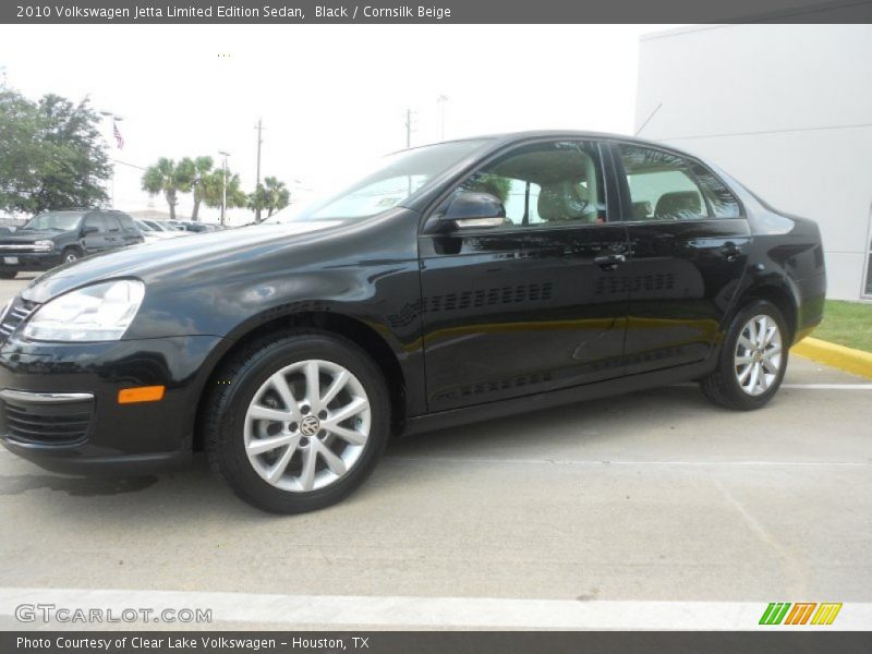 Black / Cornsilk Beige 2010 Volkswagen Jetta Limited Edition Sedan