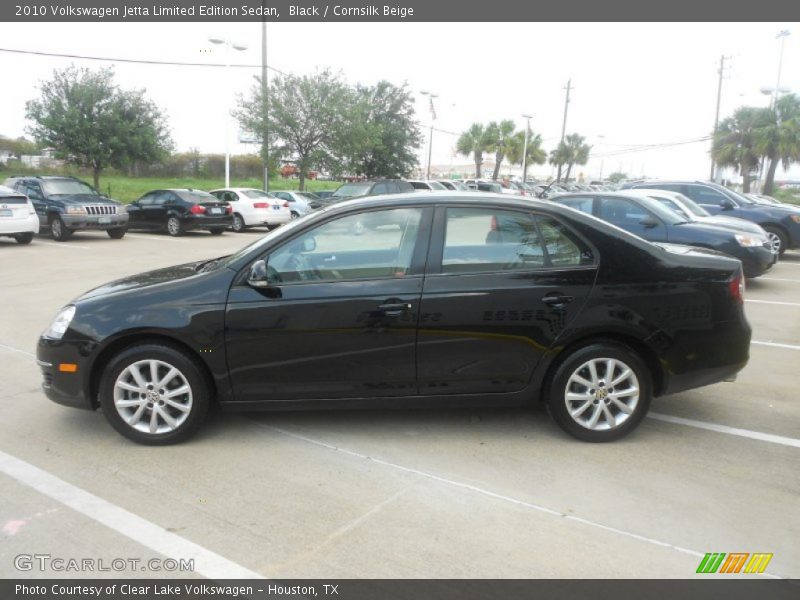 Black / Cornsilk Beige 2010 Volkswagen Jetta Limited Edition Sedan