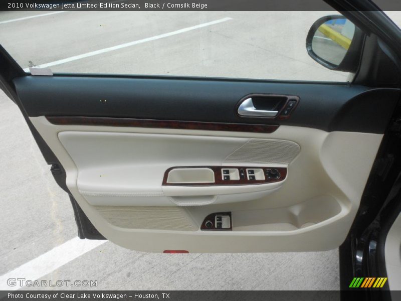 Black / Cornsilk Beige 2010 Volkswagen Jetta Limited Edition Sedan