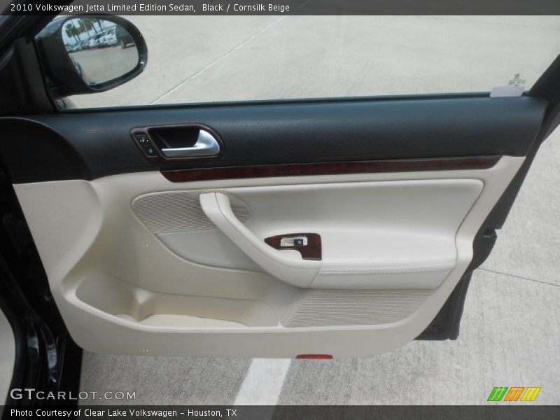 Black / Cornsilk Beige 2010 Volkswagen Jetta Limited Edition Sedan
