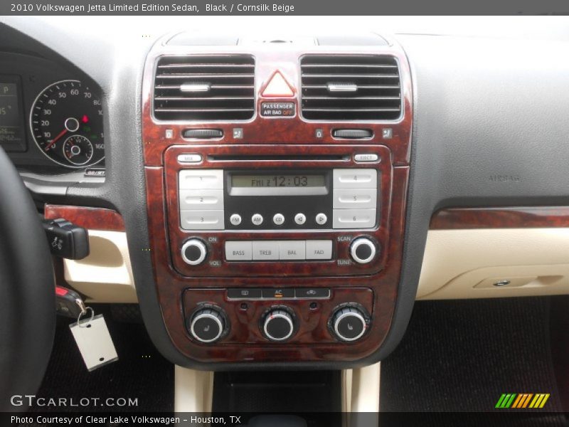 Black / Cornsilk Beige 2010 Volkswagen Jetta Limited Edition Sedan