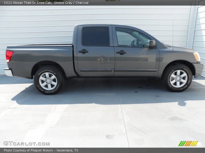Smoke Gray / Charcoal 2011 Nissan Titan SV Crew Cab