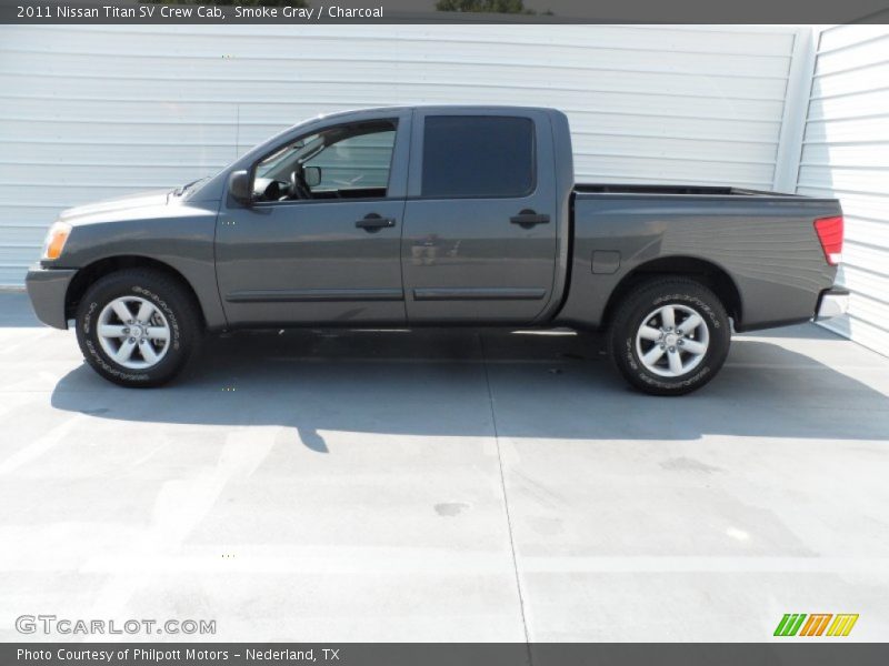 Smoke Gray / Charcoal 2011 Nissan Titan SV Crew Cab