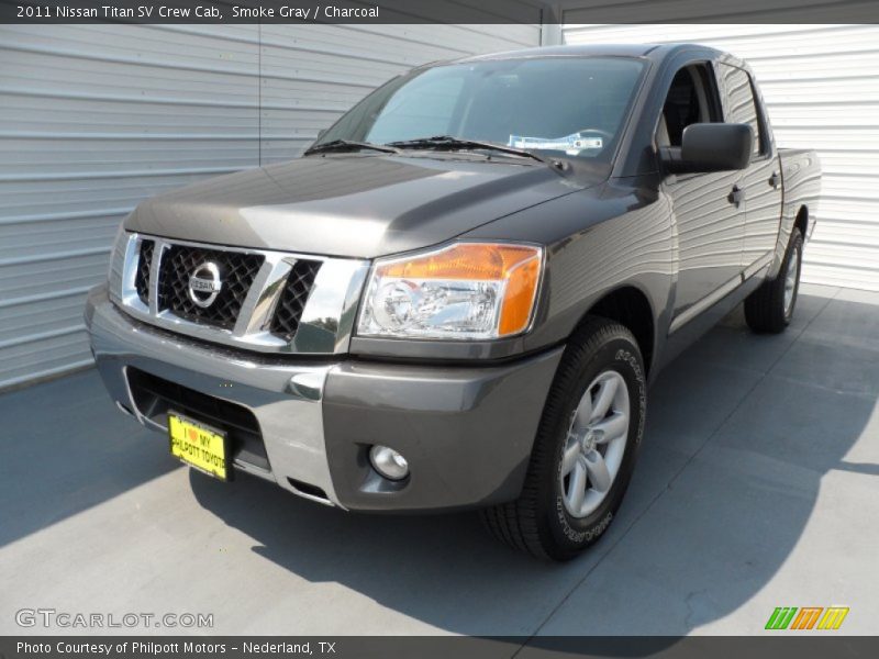 Smoke Gray / Charcoal 2011 Nissan Titan SV Crew Cab