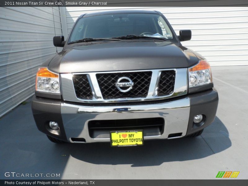 Smoke Gray / Charcoal 2011 Nissan Titan SV Crew Cab