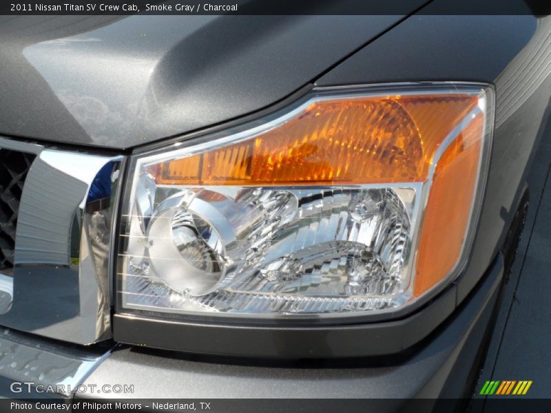 Smoke Gray / Charcoal 2011 Nissan Titan SV Crew Cab