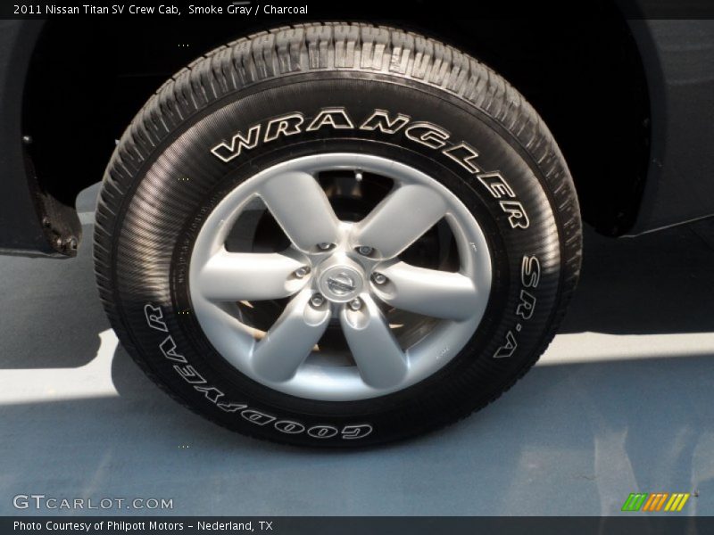 Smoke Gray / Charcoal 2011 Nissan Titan SV Crew Cab