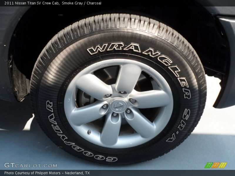 Smoke Gray / Charcoal 2011 Nissan Titan SV Crew Cab