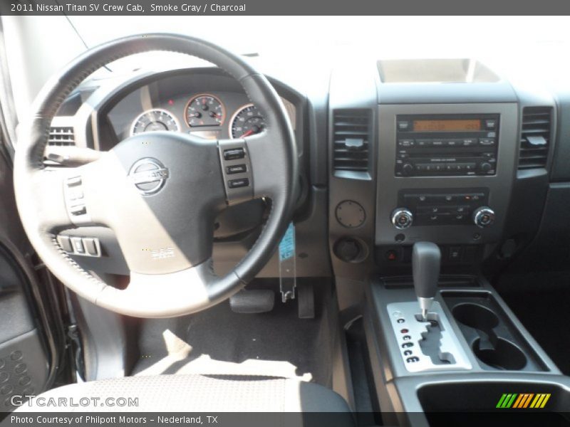 Smoke Gray / Charcoal 2011 Nissan Titan SV Crew Cab