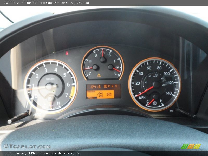 Smoke Gray / Charcoal 2011 Nissan Titan SV Crew Cab