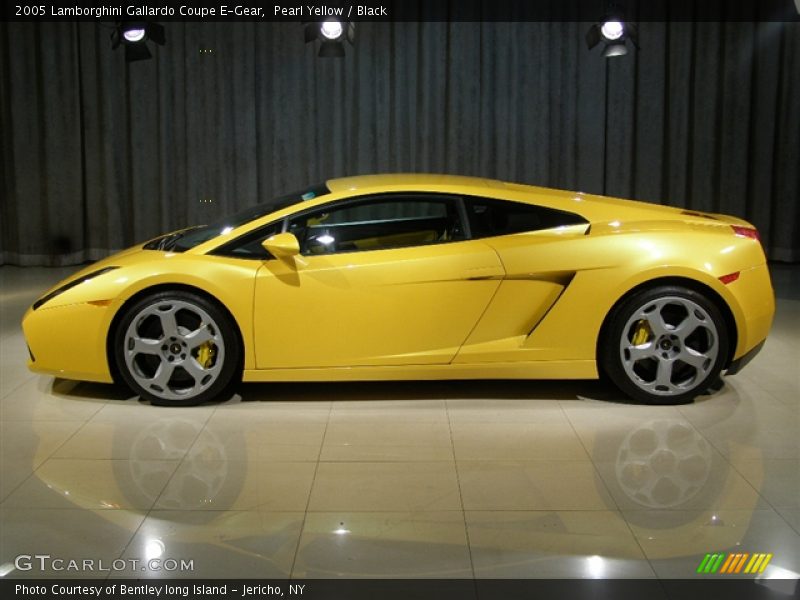 Pearl Yellow / Black 2005 Lamborghini Gallardo Coupe E-Gear