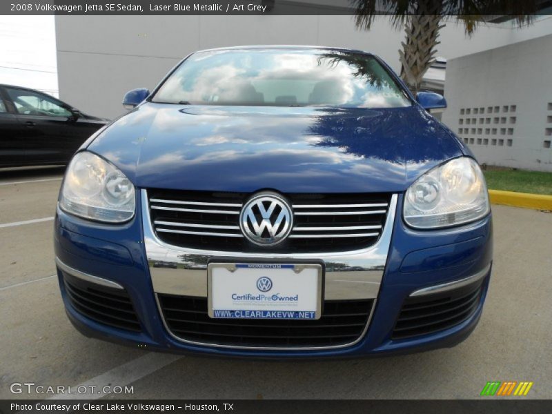 Laser Blue Metallic / Art Grey 2008 Volkswagen Jetta SE Sedan