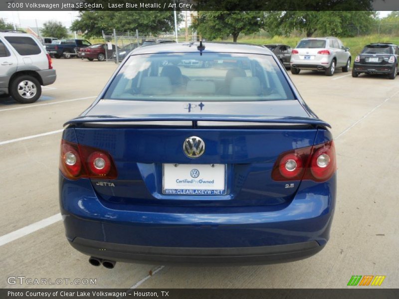 Laser Blue Metallic / Art Grey 2008 Volkswagen Jetta SE Sedan