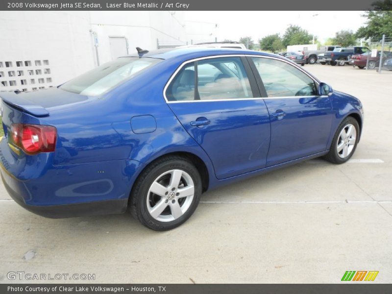 Laser Blue Metallic / Art Grey 2008 Volkswagen Jetta SE Sedan