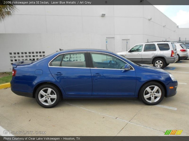 Laser Blue Metallic / Art Grey 2008 Volkswagen Jetta SE Sedan