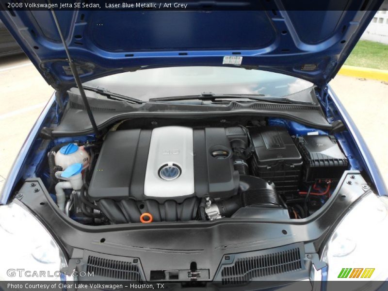 Laser Blue Metallic / Art Grey 2008 Volkswagen Jetta SE Sedan