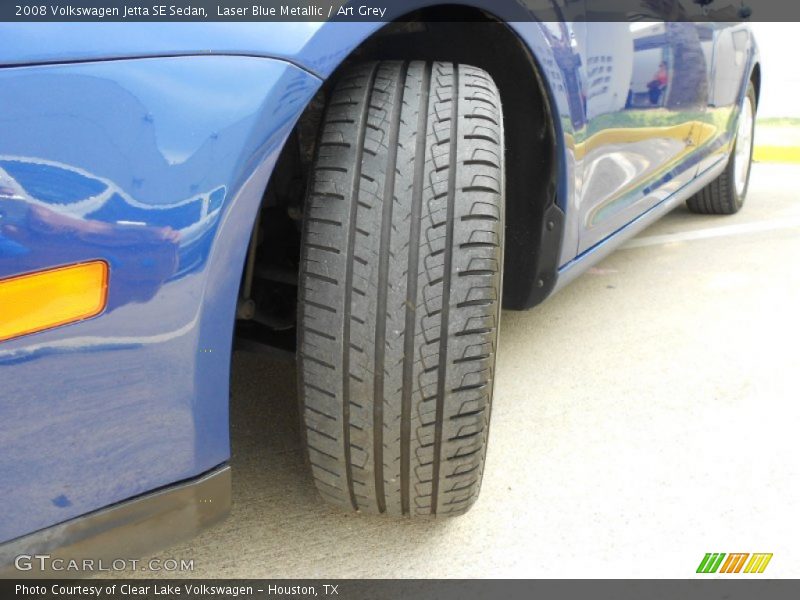 Laser Blue Metallic / Art Grey 2008 Volkswagen Jetta SE Sedan