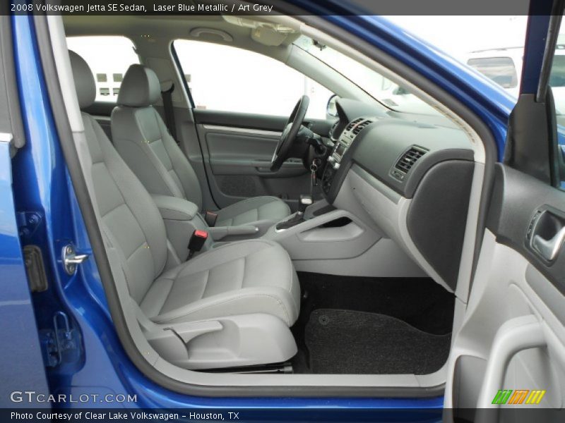 Laser Blue Metallic / Art Grey 2008 Volkswagen Jetta SE Sedan