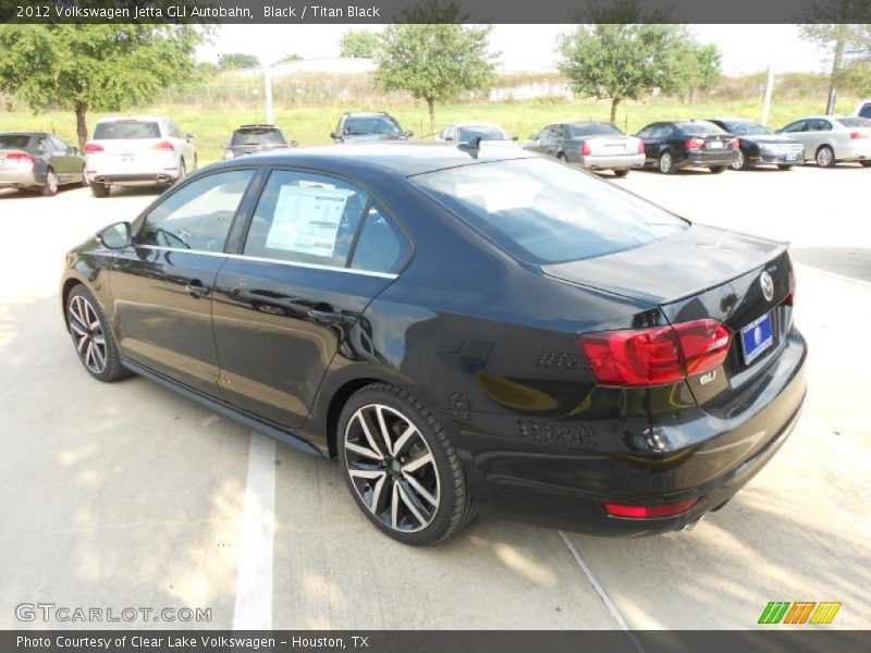 Black / Titan Black 2012 Volkswagen Jetta GLI Autobahn