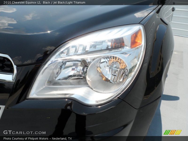 Black / Jet Black/Light Titanium 2010 Chevrolet Equinox LS