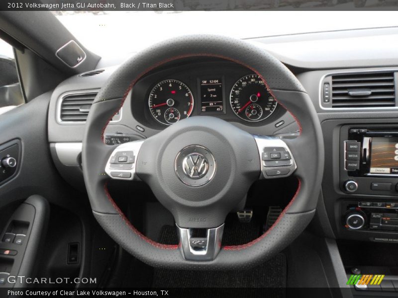 Black / Titan Black 2012 Volkswagen Jetta GLI Autobahn