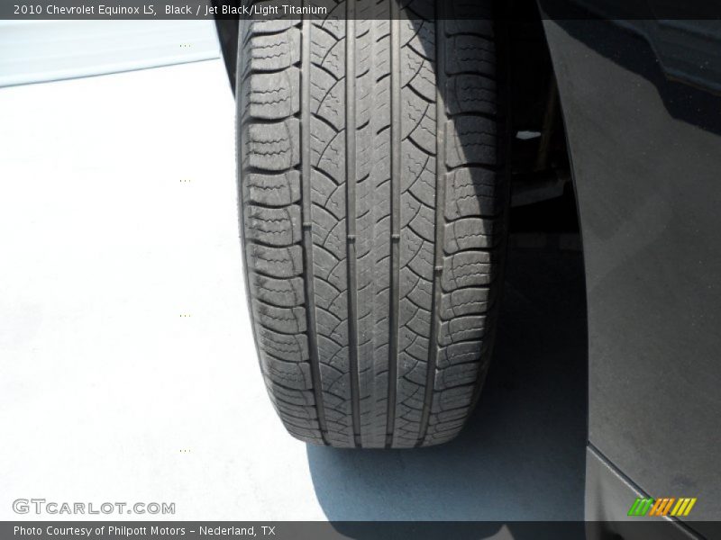 Black / Jet Black/Light Titanium 2010 Chevrolet Equinox LS