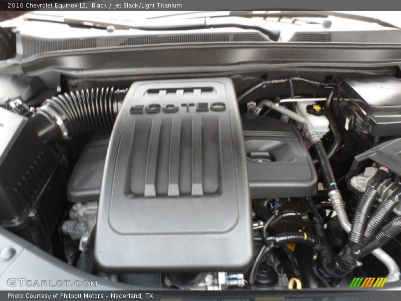 Black / Jet Black/Light Titanium 2010 Chevrolet Equinox LS