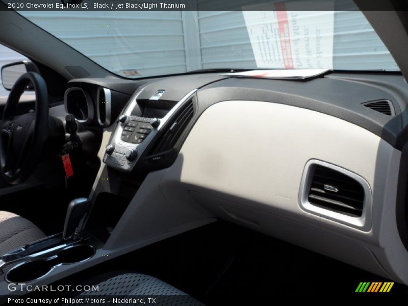 Black / Jet Black/Light Titanium 2010 Chevrolet Equinox LS