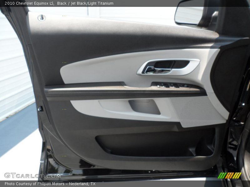 Black / Jet Black/Light Titanium 2010 Chevrolet Equinox LS