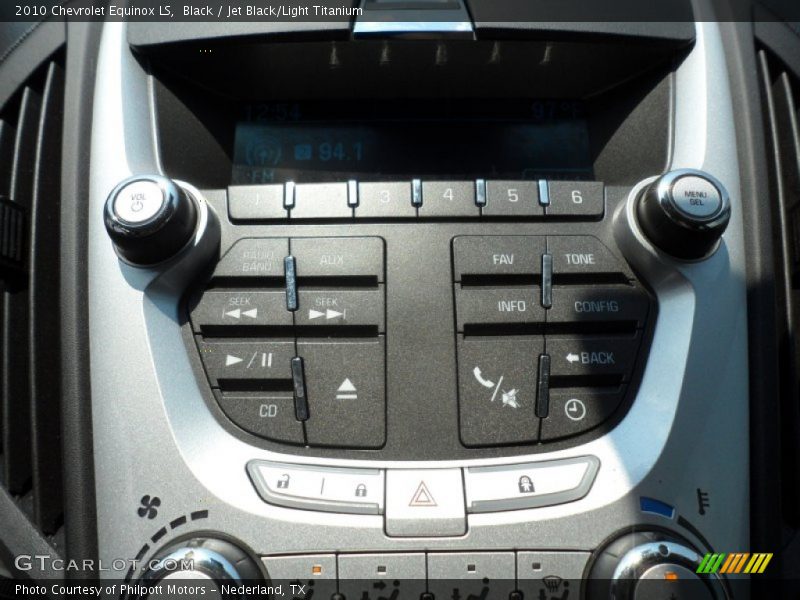 Black / Jet Black/Light Titanium 2010 Chevrolet Equinox LS