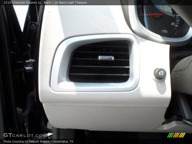 Black / Jet Black/Light Titanium 2010 Chevrolet Equinox LS