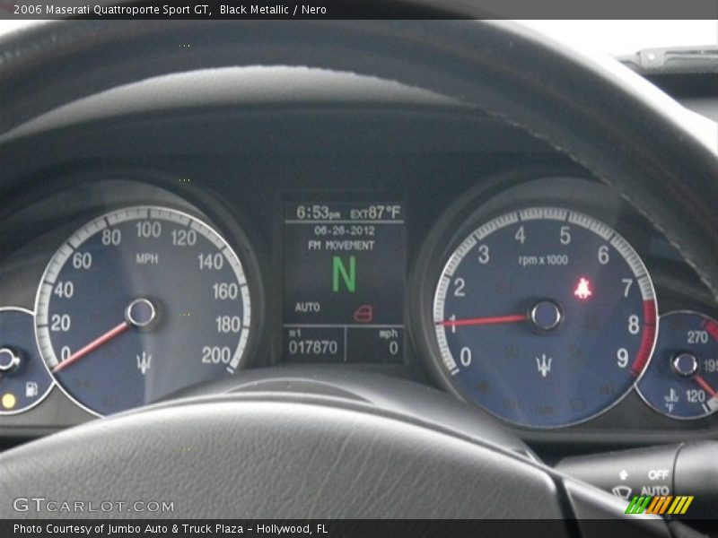  2006 Quattroporte Sport GT Sport GT Gauges