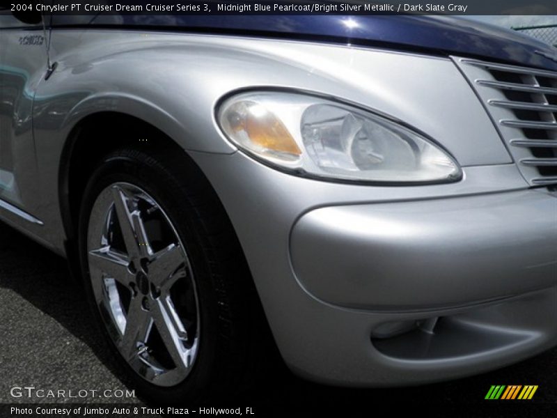 Midnight Blue Pearlcoat/Bright Silver Metallic / Dark Slate Gray 2004 Chrysler PT Cruiser Dream Cruiser Series 3