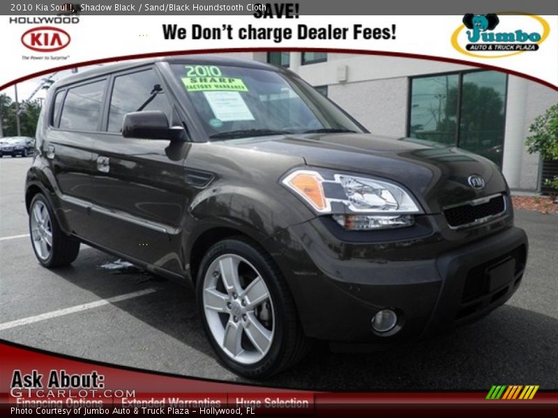Shadow Black / Sand/Black Houndstooth Cloth 2010 Kia Soul !
