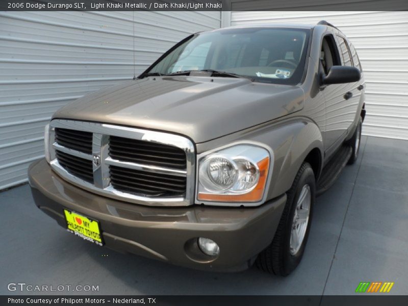 Light Khaki Metallic / Dark Khaki/Light Khaki 2006 Dodge Durango SLT