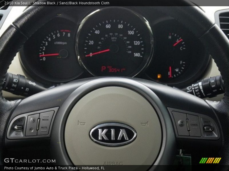 Shadow Black / Sand/Black Houndstooth Cloth 2010 Kia Soul !