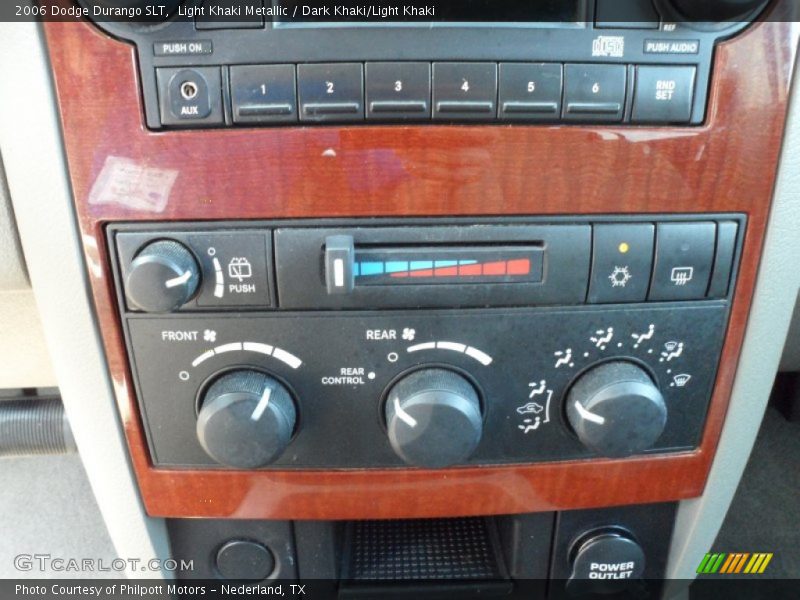 Controls of 2006 Durango SLT