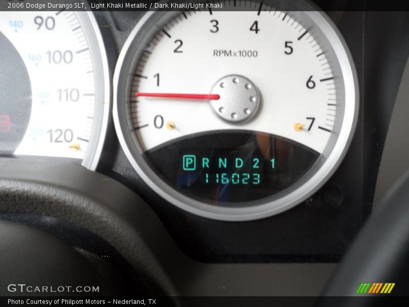 Light Khaki Metallic / Dark Khaki/Light Khaki 2006 Dodge Durango SLT
