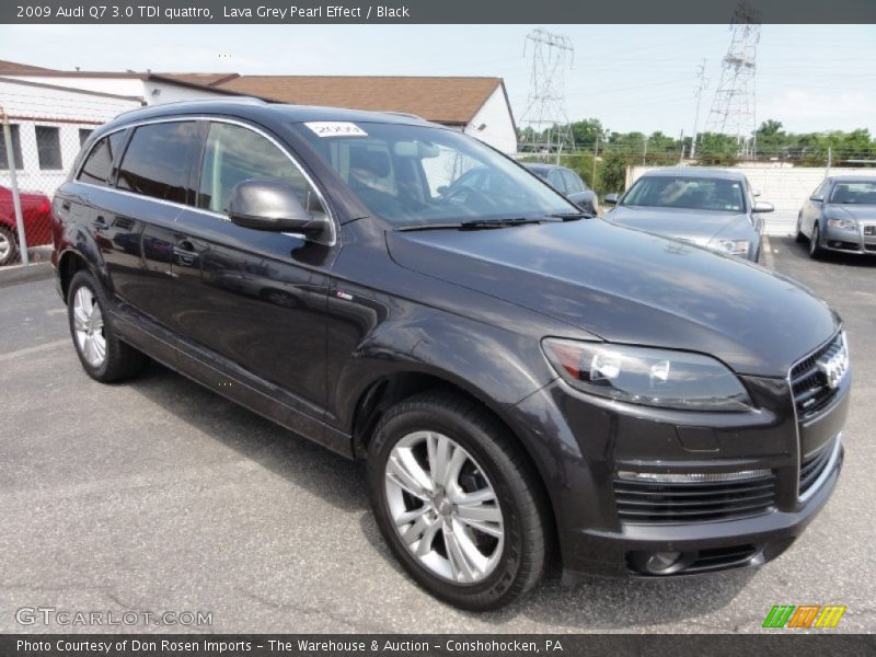 Lava Grey Pearl Effect / Black 2009 Audi Q7 3.0 TDI quattro