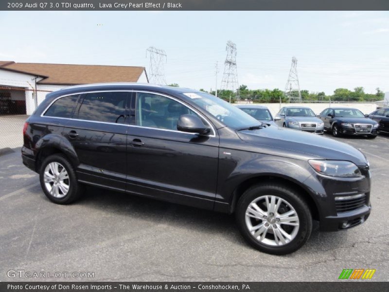 Lava Grey Pearl Effect / Black 2009 Audi Q7 3.0 TDI quattro