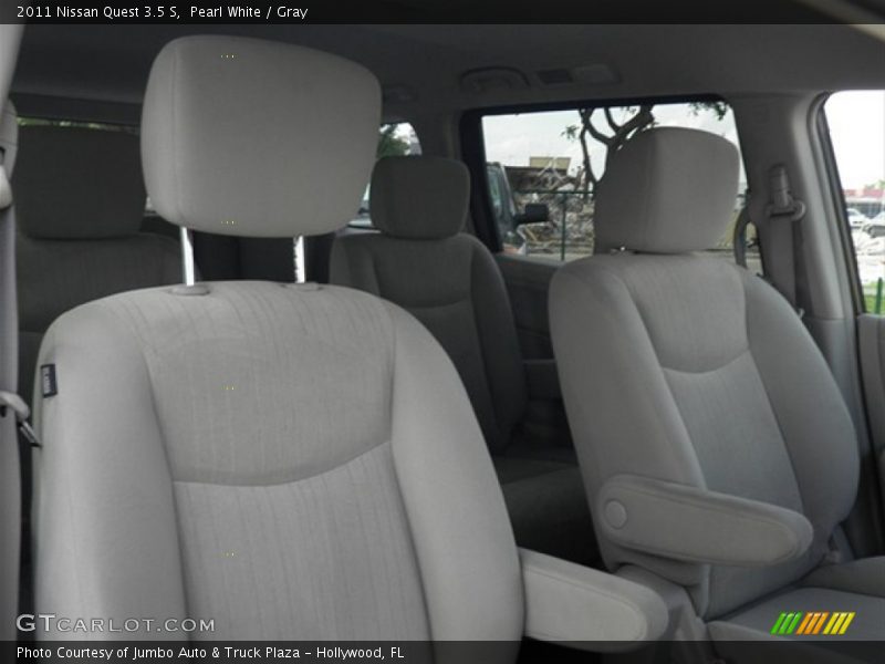 Pearl White / Gray 2011 Nissan Quest 3.5 S