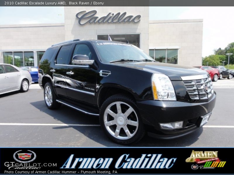 Black Raven / Ebony 2010 Cadillac Escalade Luxury AWD