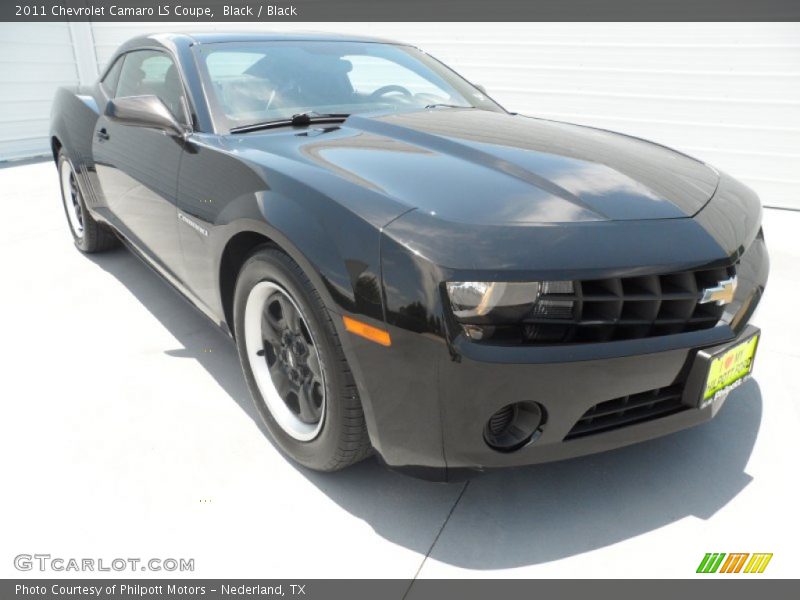 Black / Black 2011 Chevrolet Camaro LS Coupe