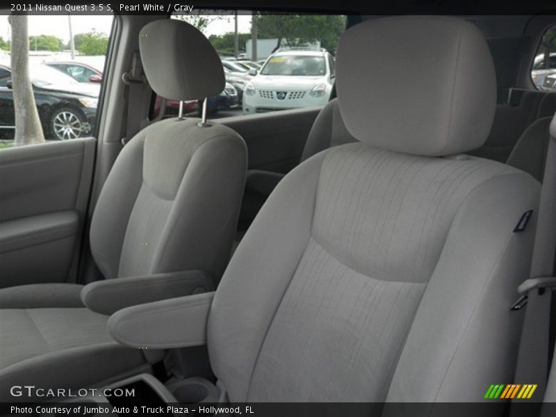 Pearl White / Gray 2011 Nissan Quest 3.5 S