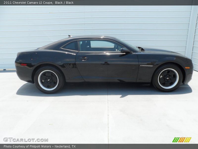 Black / Black 2011 Chevrolet Camaro LS Coupe