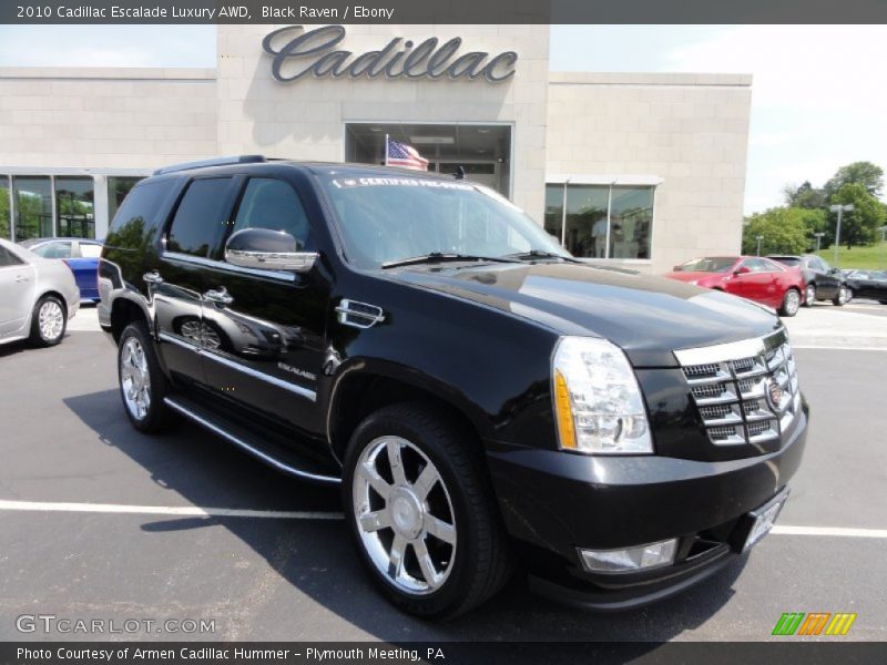Black Raven / Ebony 2010 Cadillac Escalade Luxury AWD