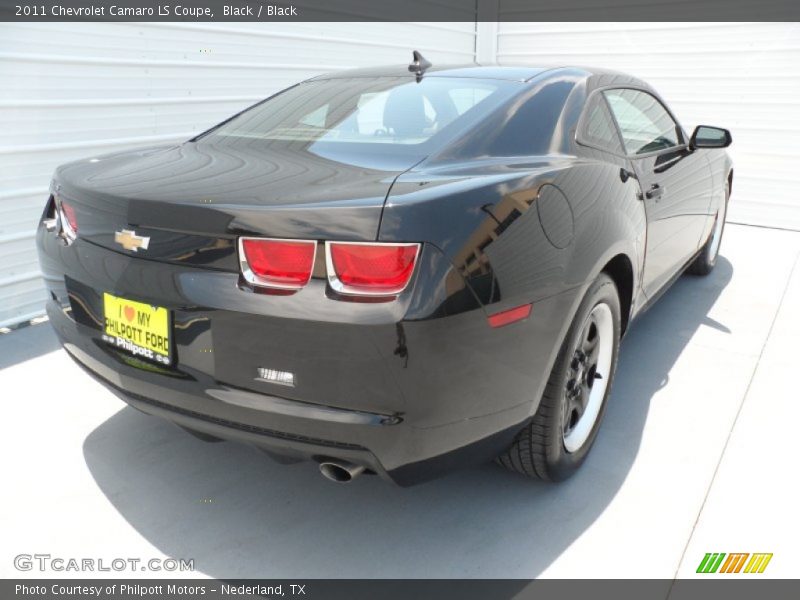 Black / Black 2011 Chevrolet Camaro LS Coupe